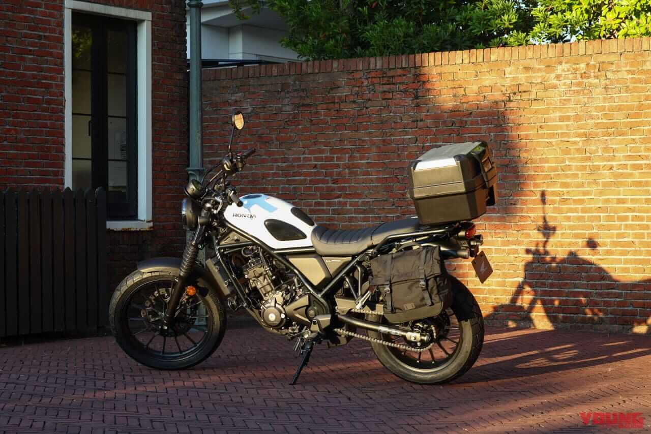 CL250純正アクセサリー装着車イメージ(Tour Style)|ホンダ「CL250 クロススタイル/ツアースタイル」だとぉ?! 純正アクセサリーを同時発売、セットじゃないからバラ買い可!