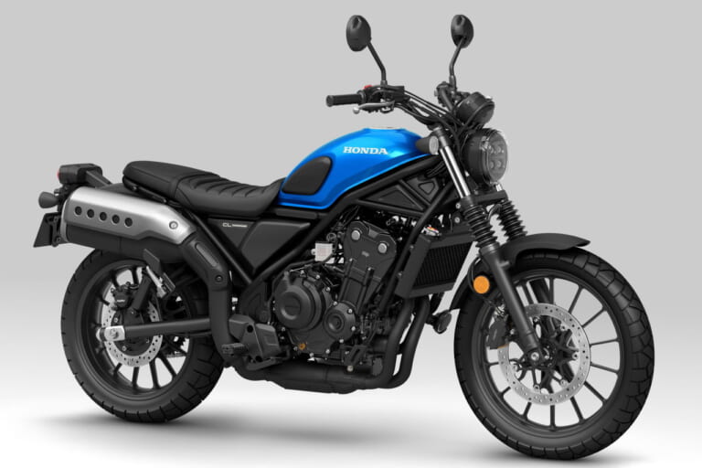 2024 HONDA CL500 グリントウェーブブルーメタリック|ホンダCL500〈いま国内で買える新型バイクカタログ|大型二輪(750-401cc)〉