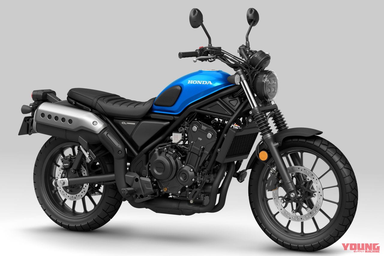 2024 HONDA CL500 グリントウェーブブルーメタリック|ホンダCL500〈いま国内で買える新型バイクカタログ|大型二輪(750-401cc)〉