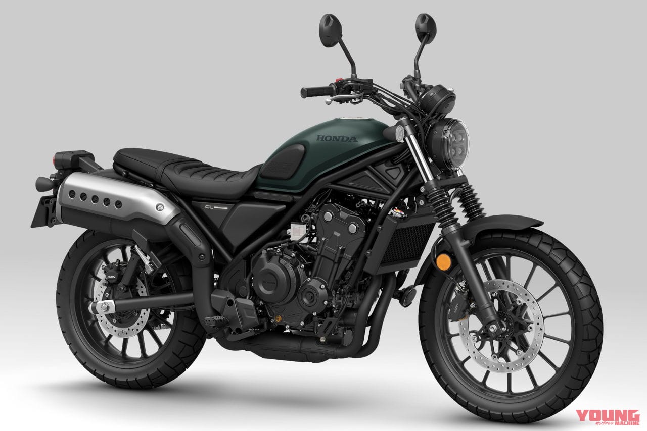 |ホンダ新型車「CL500」正式発表!! 2気筒エンジンのスクランブラーはシート高790mmで乗りやすそう!