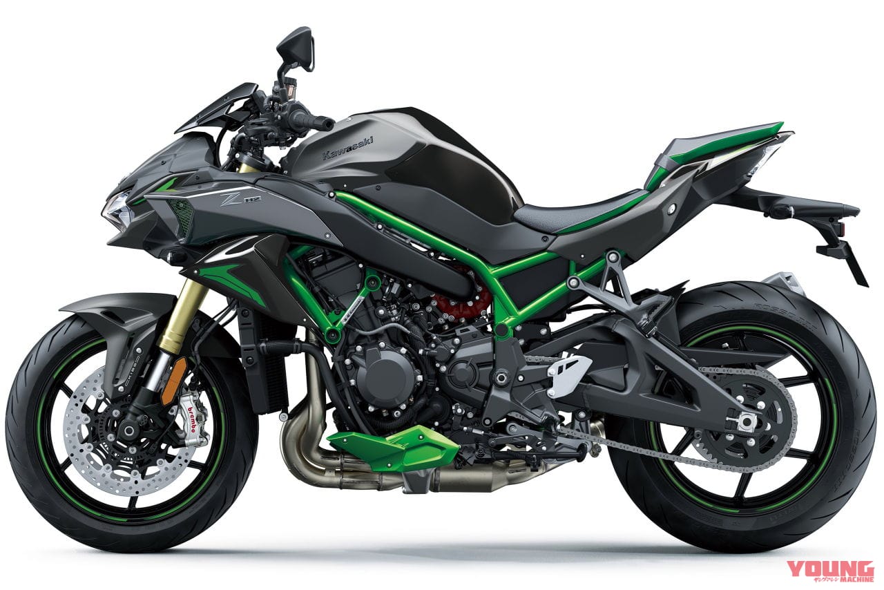 カワサキ|Z H2 SE|202年モデル|新排ガス規制に対応しながらパワー落ちず燃費は改善! カワサキ「Z H2 SE」がカラーチェンジして4/8発売
