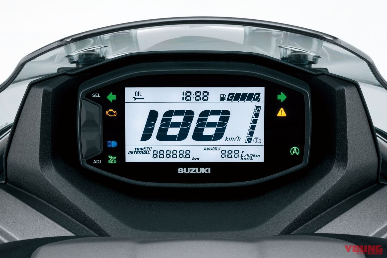 スズキ|バーグマンストリート 125EX|2023年モデル|スズキ新型車「バーグマンストリート125EX」国内発売決定! LEDヘッドライトやUSBソケット装備で31万7900円