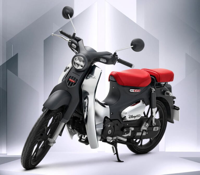 ホンダ|C125|ディズニーリミテッドエディション|ホンダ「スーパーカブC125 限定エディション」ディズニー仕様で登場! クローム風レッグシールド&サイドカバーが光る【海外】