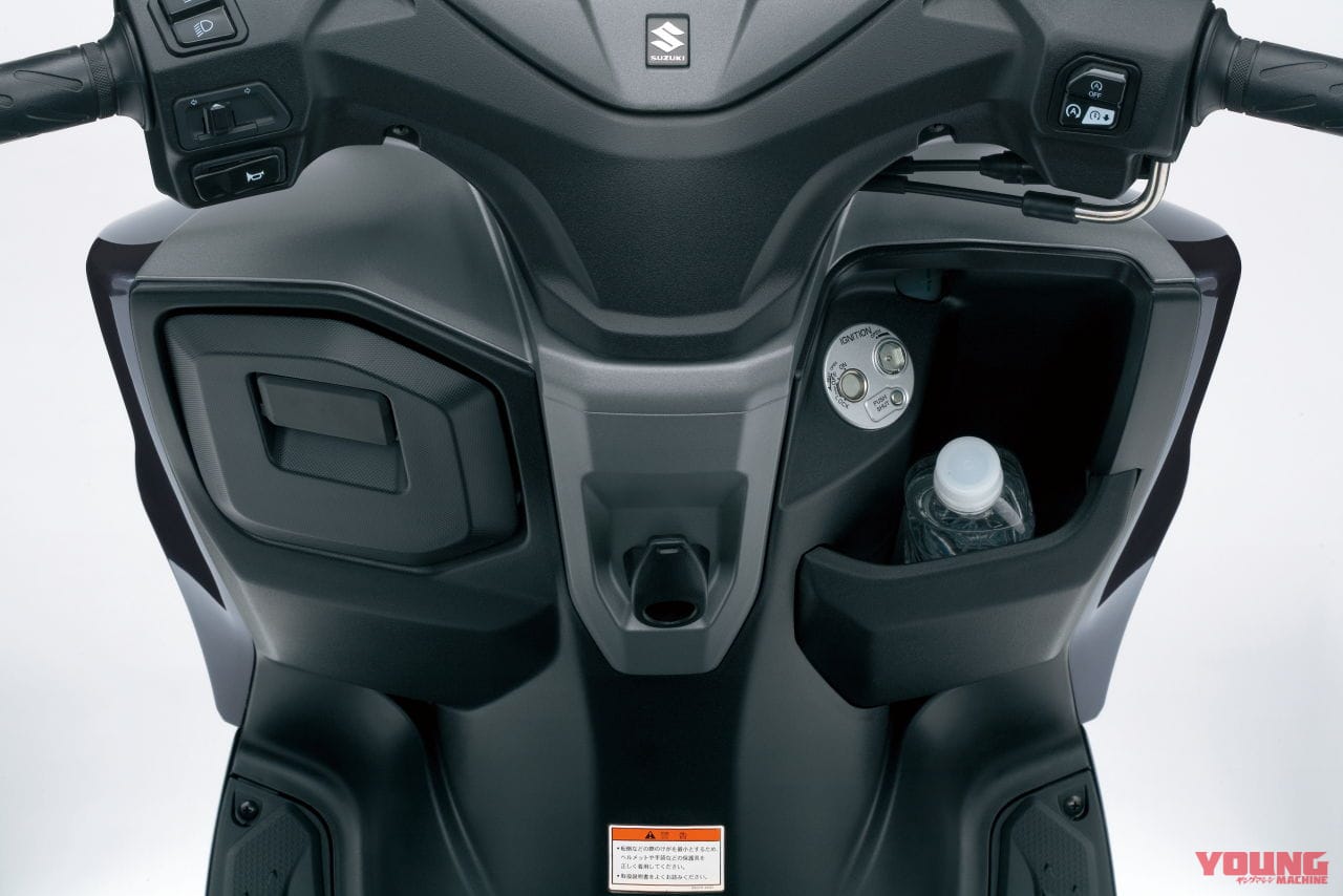 スズキ|バーグマンストリート 125EX|2023年モデル|スズキ新型車「バーグマンストリート125EX」国内発売決定! LEDヘッドライトやUSBソケット装備で31万7900円