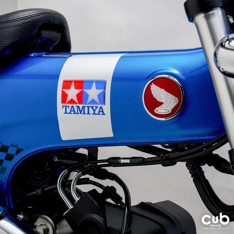 ホンダ|ダックス125|タミヤエディション|タイ仕様|2023年モデル|ダックス125に「タミヤ限定仕様」が登場! 実物大スケールの……実物だっ!! このブルーは次期ニューカラーとして採用希望【海外】