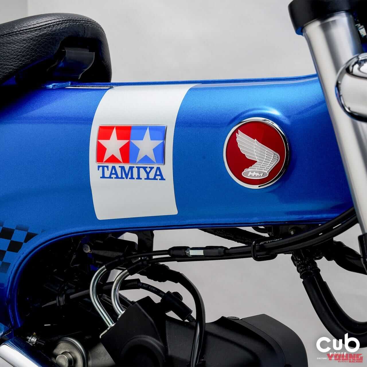 ホンダ|ダックス125|タミヤエディション|タイ仕様|2023年モデル|ダックス125に「タミヤ限定仕様」が登場! 実物大スケールの……実物だっ!! このブルーは次期ニューカラーとして採用希望【海外】