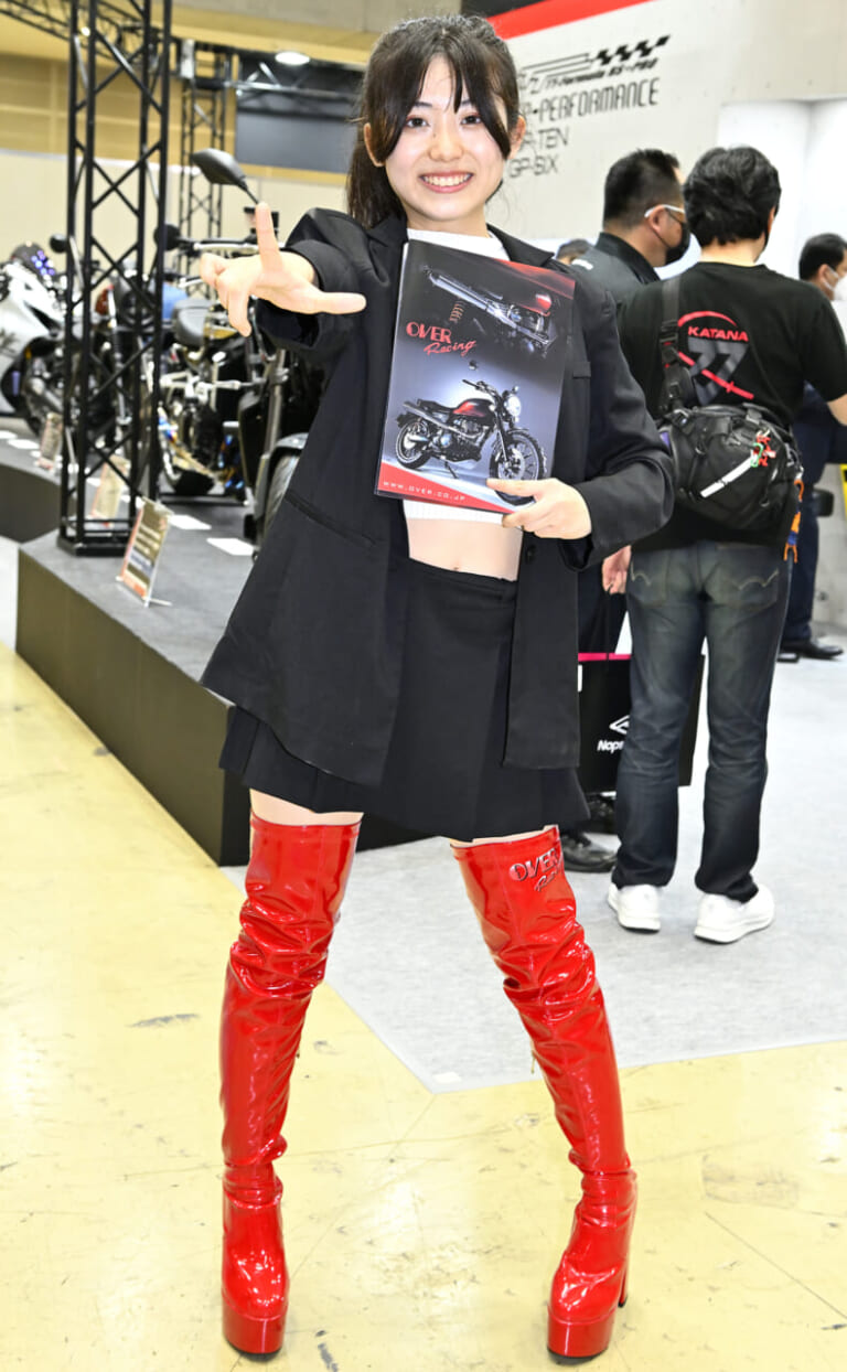 OVER RACING|【春の美女祭り:Part6】東京モーターサイクルショー2023で見かけたコンパニオン特集
