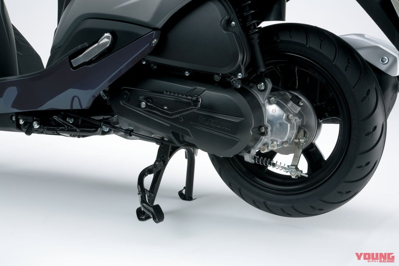 スズキ|バーグマンストリート 125EX|2023年モデル|スズキ新型車「バーグマンストリート125EX」国内発売決定! LEDヘッドライトやUSBソケット装備で31万7900円