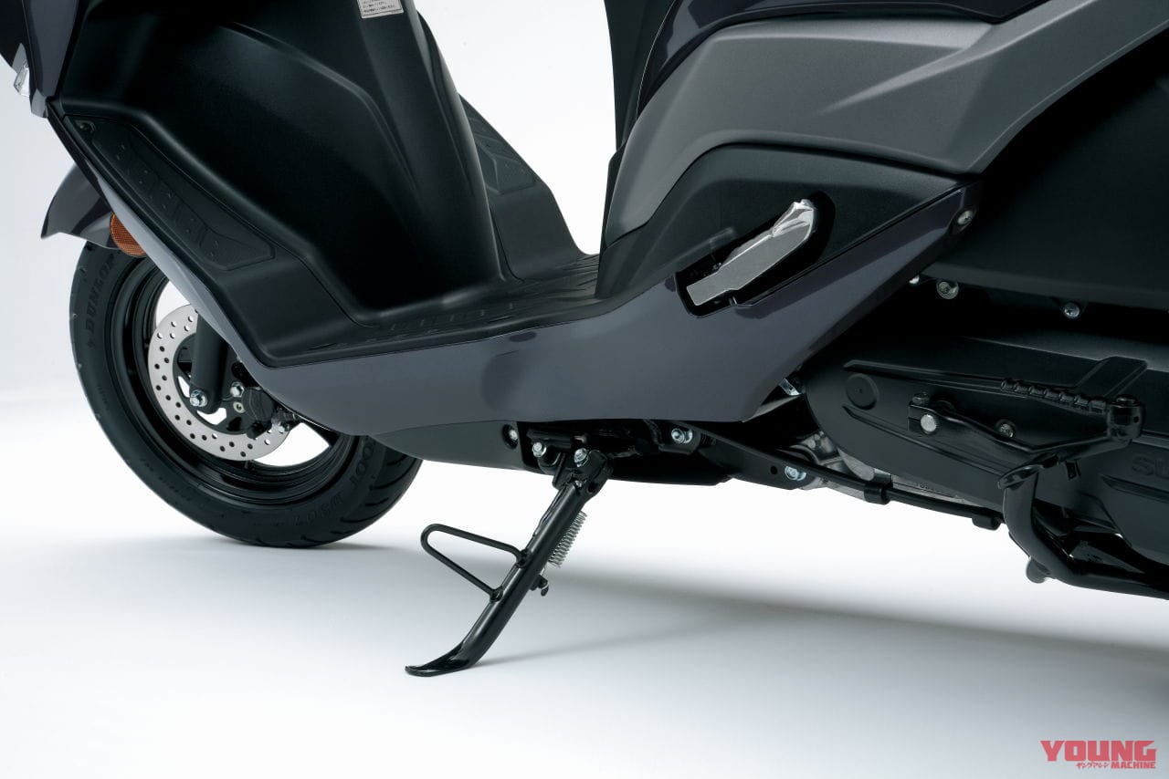 スズキ|バーグマンストリート 125EX|2023年モデル|スズキ新型車「バーグマンストリート125EX」国内発売決定! LEDヘッドライトやUSBソケット装備で31万7900円