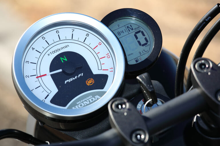 WUYANG HONDA CB190SS|メーター|五羊ホンダCB190SS 試乗ショートインプレ【走りもデザインも秀逸な軽量ネオクラ】