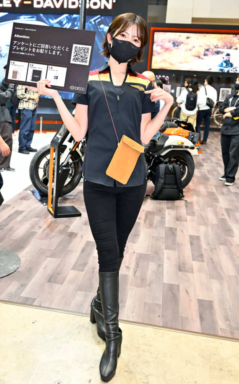 HARLEY-DAVIDSON|【春の美女祭り:Part3】東京モーターサイクルショー2023で見かけたコンパニオン特集