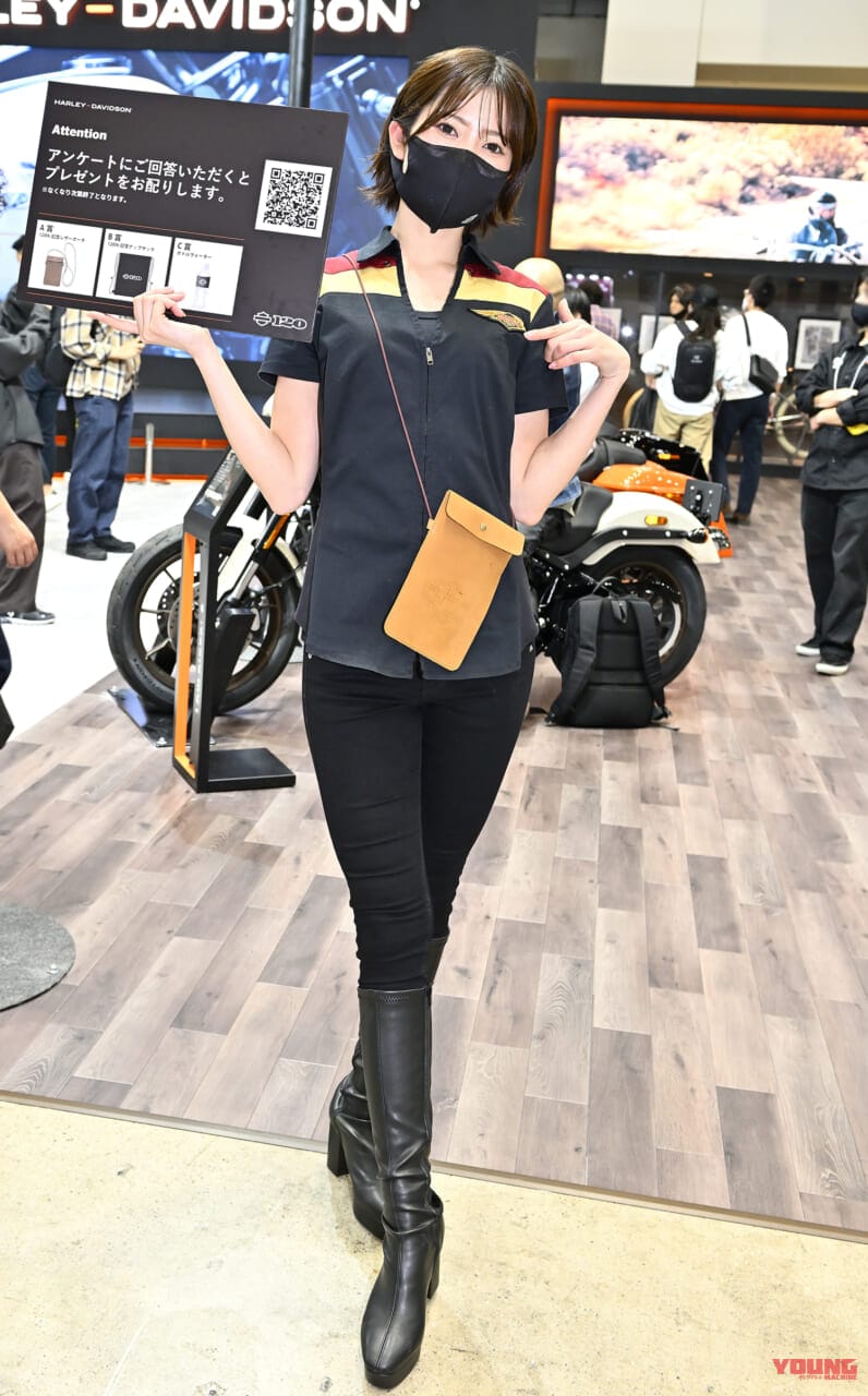 HARLEY-DAVIDSON|【春の美女祭り:Part3】東京モーターサイクルショー2023で見かけたコンパニオン特集