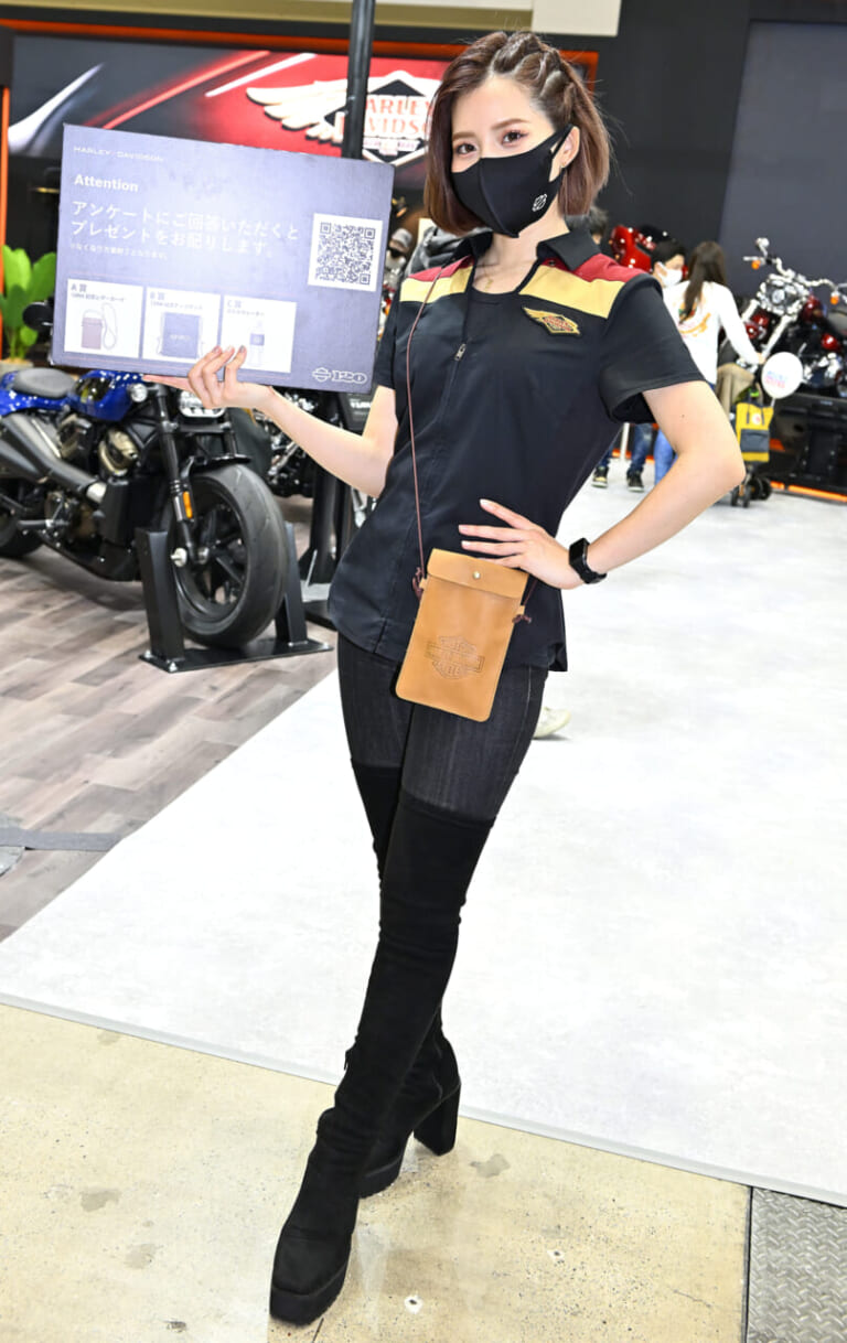 HARLEY-DAVIDSON|【春の美女祭り:Part5】東京モーターサイクルショー2023で見かけたコンパニオン特集