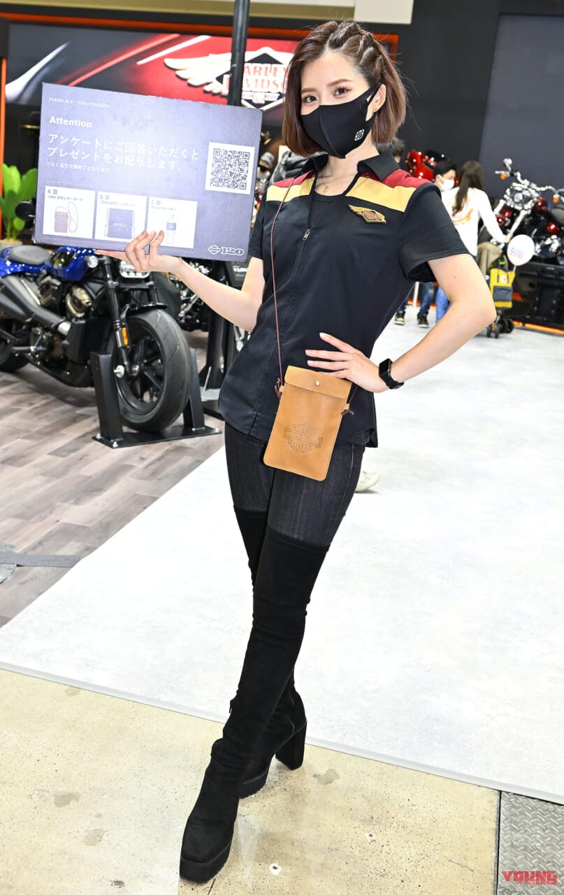 HARLEY-DAVIDSON|【春の美女祭り:Part5】東京モーターサイクルショー2023で見かけたコンパニオン特集