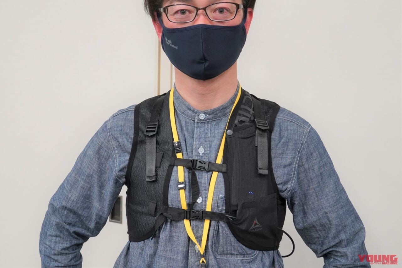 正面|ワークマンの「冷暖房・着るエアコン」をお試し! 水冷ベストも冷えっ冷えで真夏のツーリングに持ってこいだ