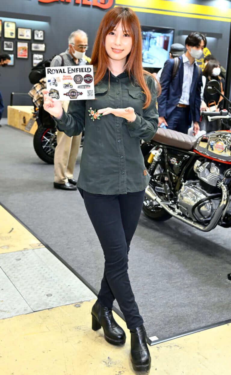 ROYAL ENFIELD|【春の美女祭り:Part6】東京モーターサイクルショー2023で見かけたコンパニオン特集
