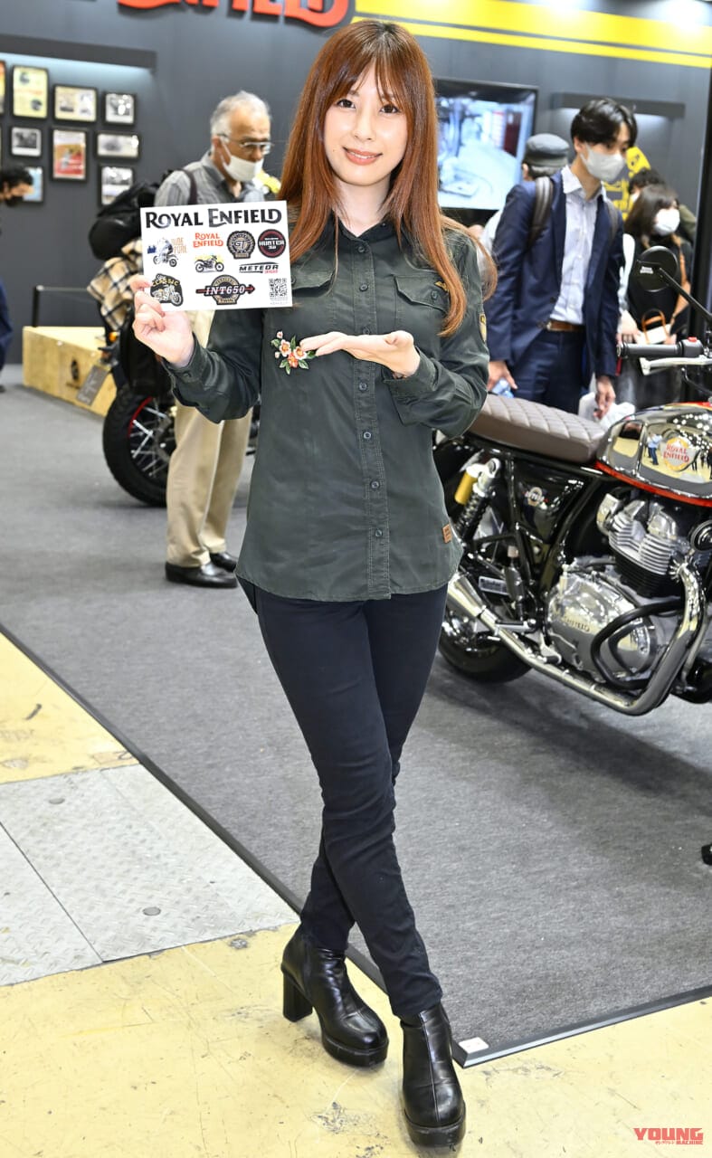 ROYAL ENFIELD|【春の美女祭り:Part6】東京モーターサイクルショー2023で見かけたコンパニオン特集