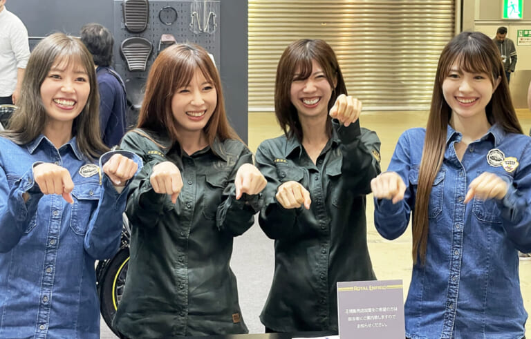 ROYAL ENFIELD|【春の美女祭り:Part6】東京モーターサイクルショー2023で見かけたコンパニオン特集