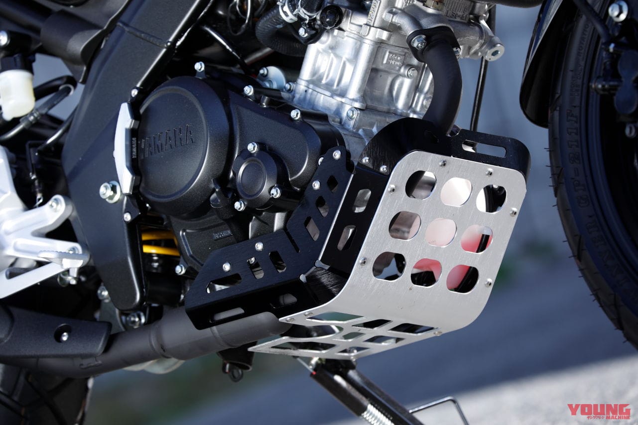 ヤマハ|XSR125|カスタム|ロケットカウルにシフターも販売確定! ヤマハ125軍団はアクセサリーも超充実【XSR125、YZF-R125/R15、MT-125詳報】