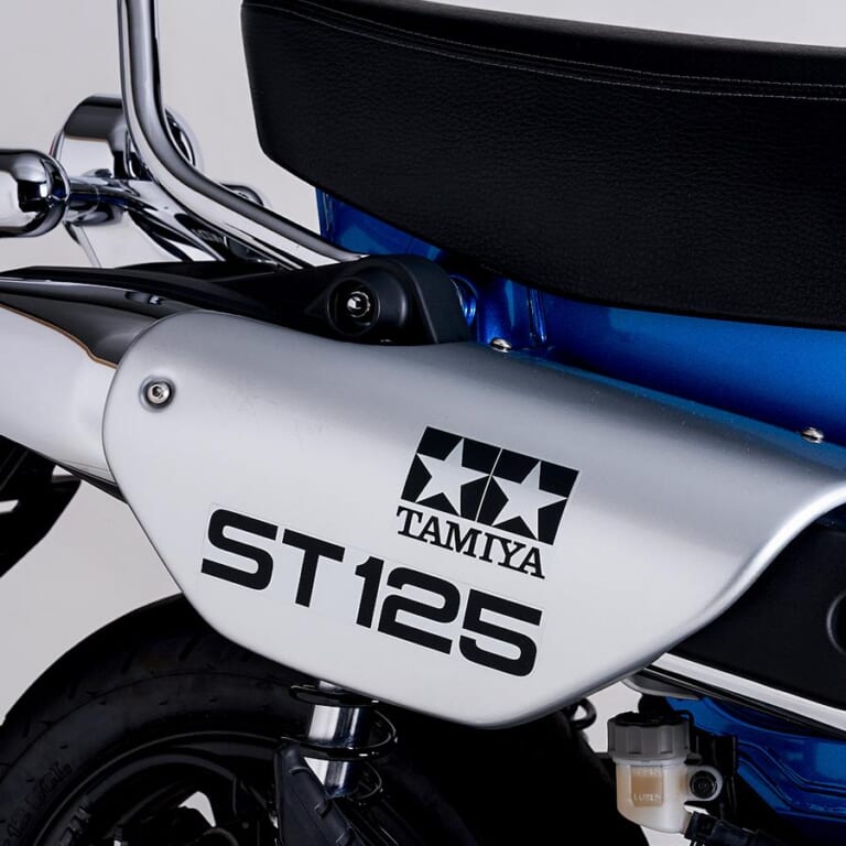 ホンダ|ダックス125|タミヤエディション|タイ仕様|2023年モデル|ダックス125に「タミヤ限定仕様」が登場! 実物大スケールの……実物だっ!! このブルーは次期ニューカラーとして採用希望【海外】