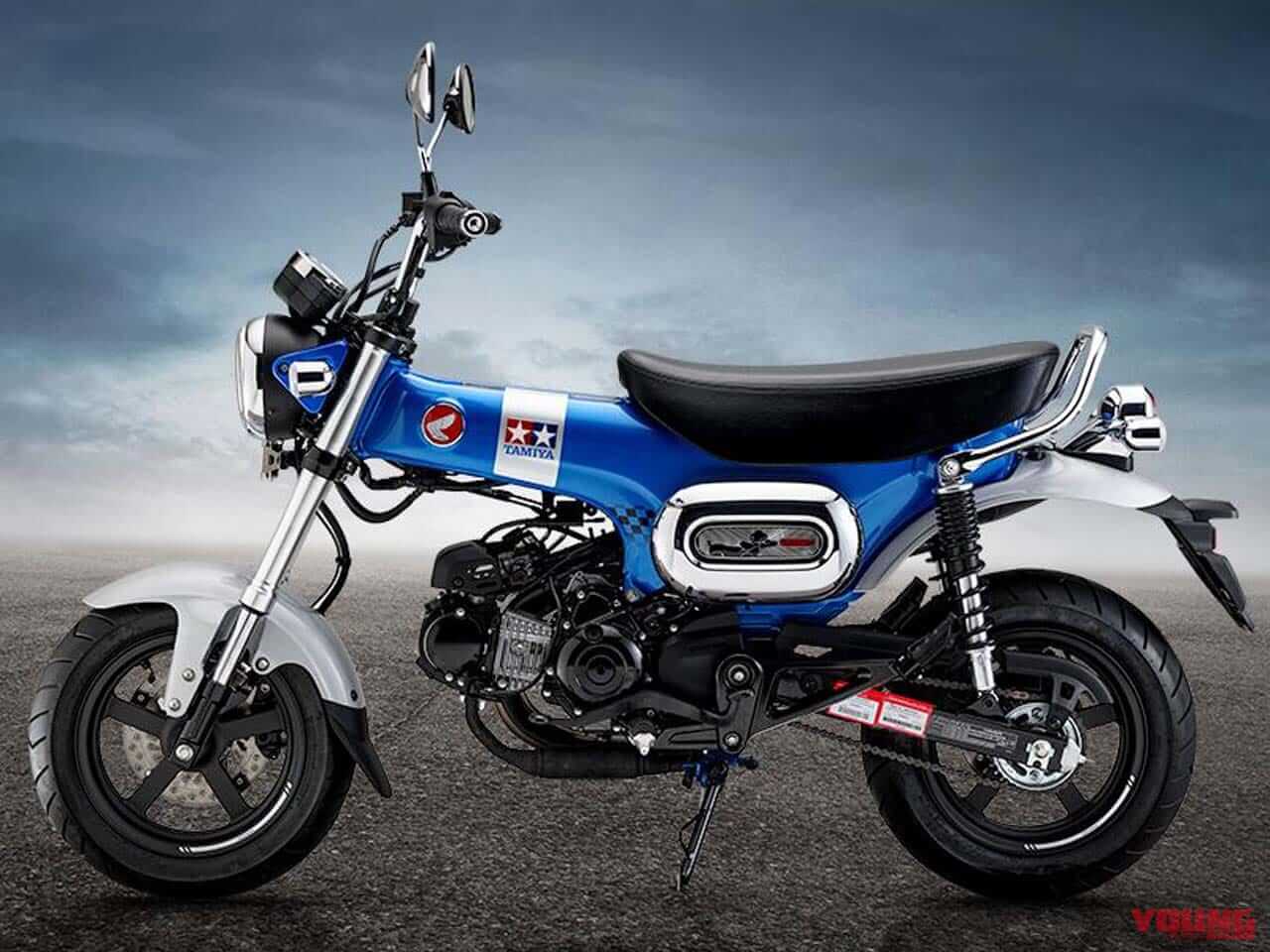 ダックス125に「タミヤ限定仕様」が登場! 実物大スケールの……実物だっ!! このブルーは次期ニューカラーとして採用希望【海外】