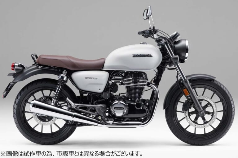 ホンダ|GB350|2023年モデル|「GB350カフェ」発見?! 大阪MCショーに新型ホンダGBとアクセサリー装着車が見参!