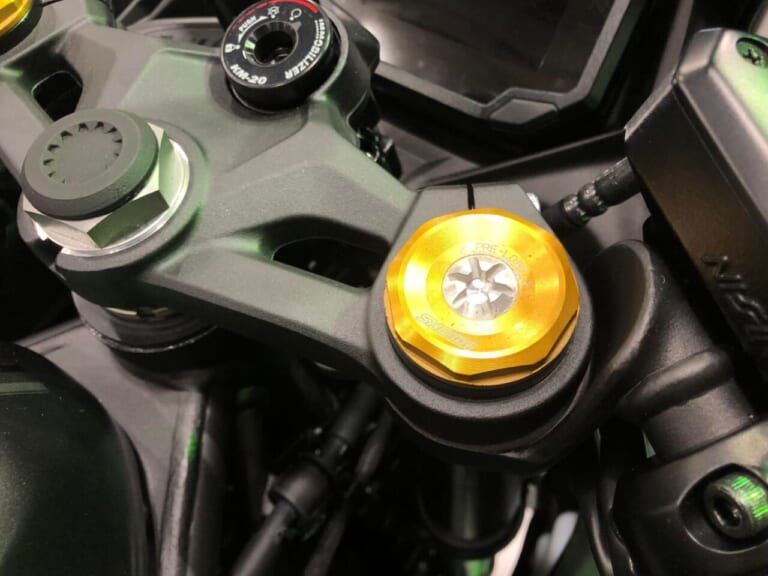 ニンジャZX-25R SE|カワサキ|2023年モデル|正式発表直後の「ニンジャZX-25R SE」が大阪モーターサイクルショーに出現! グリーンカップ仕様もあるでよ!