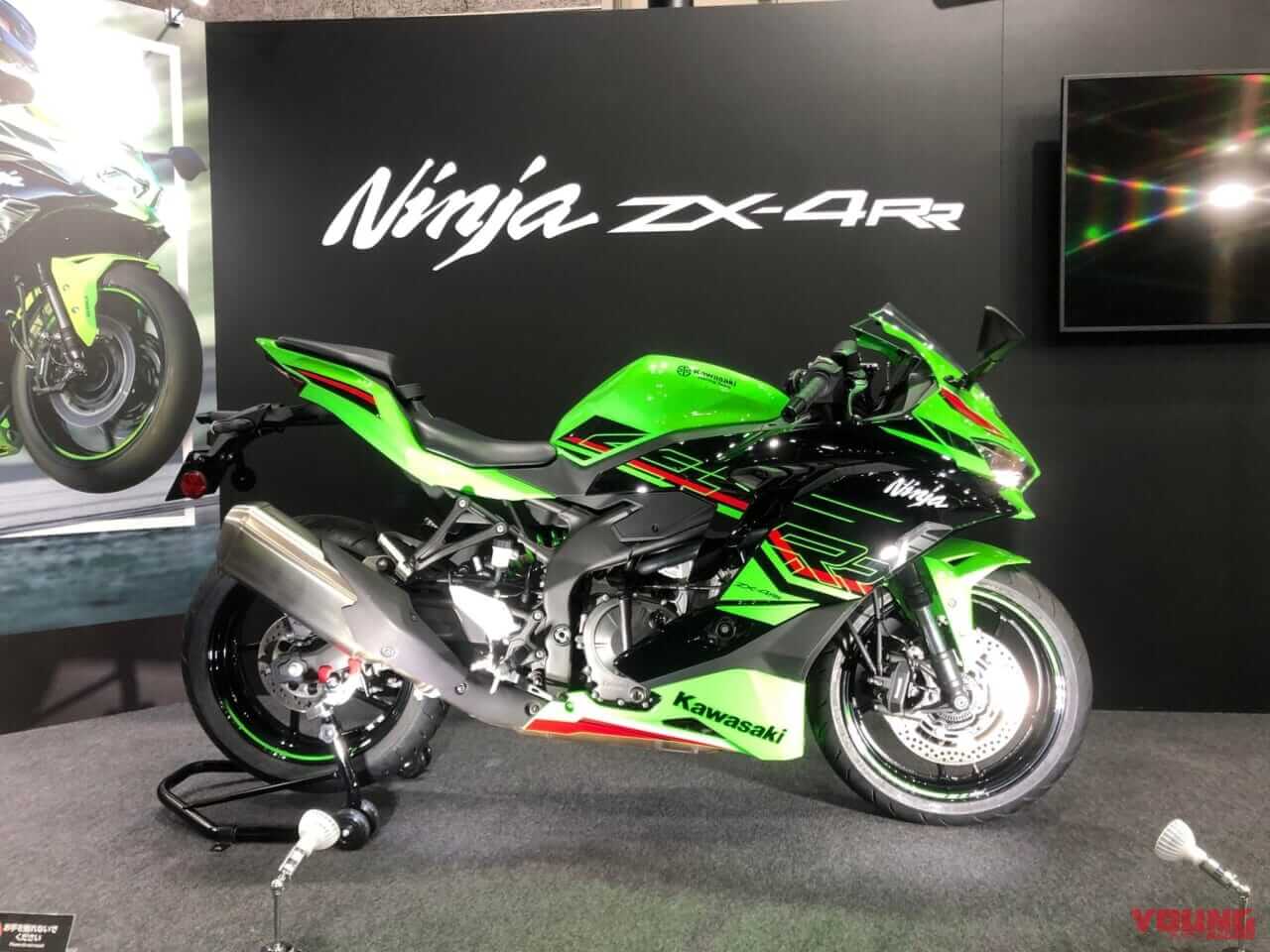 カワサキ|ニンジャZX-4RR|大阪モーターサイクルショーより入電ッ!! ラムエア80馬力の「ニンジャZX-4RR」で4気筒ヨンヒャク復活の狼煙!