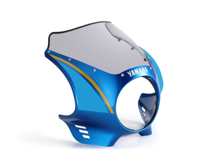 XSR900(2022~)用|カウルセット|ブルー|早くも発売決定! ヤマハ「XSR900」純正カスタム・カウルキットは数量限定、’70〜’80年代カラーを復刻