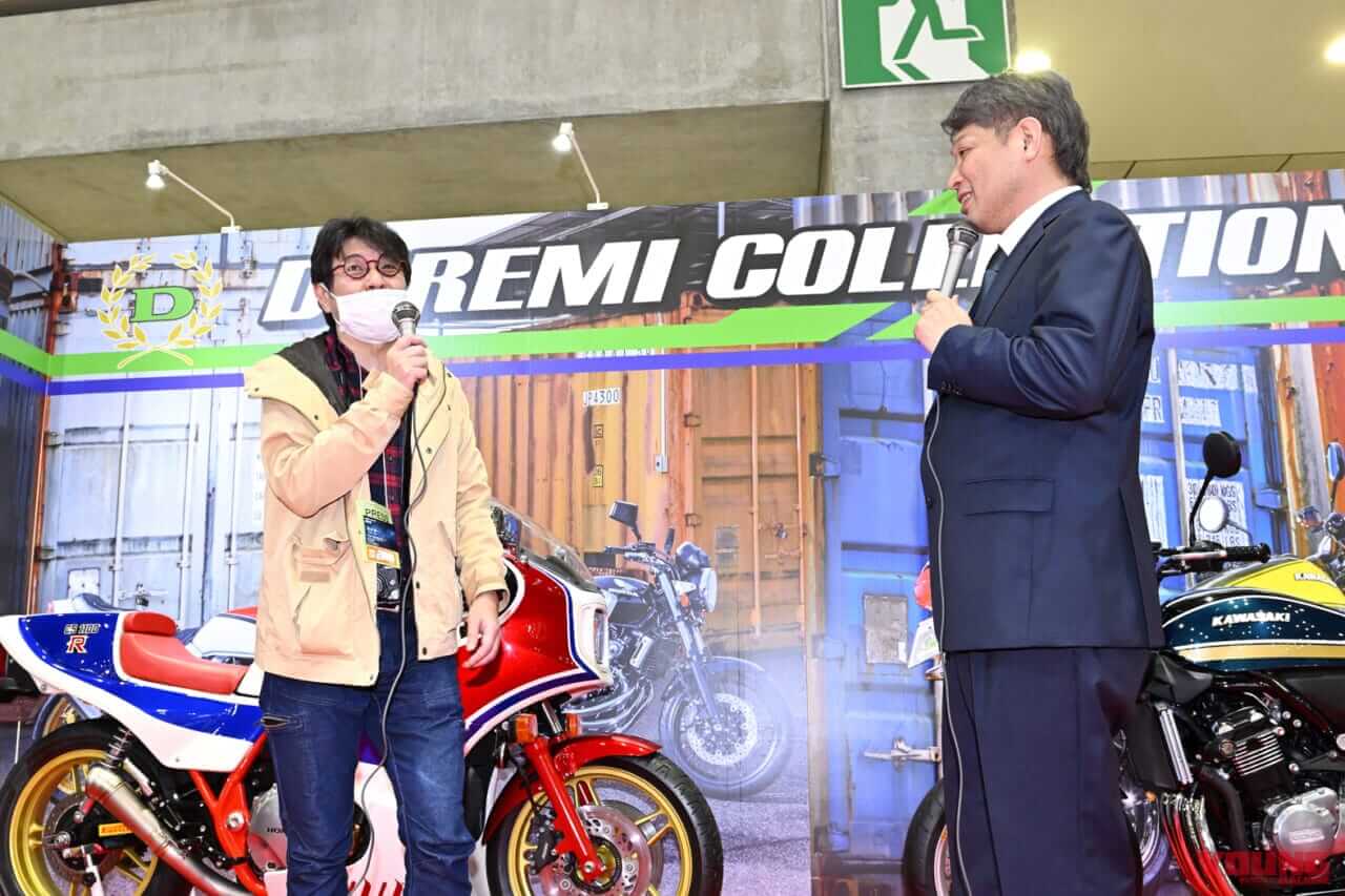|意表を突くインテグラ仕様!! ドレミコレクションの“CB400タイプX”にハーフカウル仕様が登場だ
