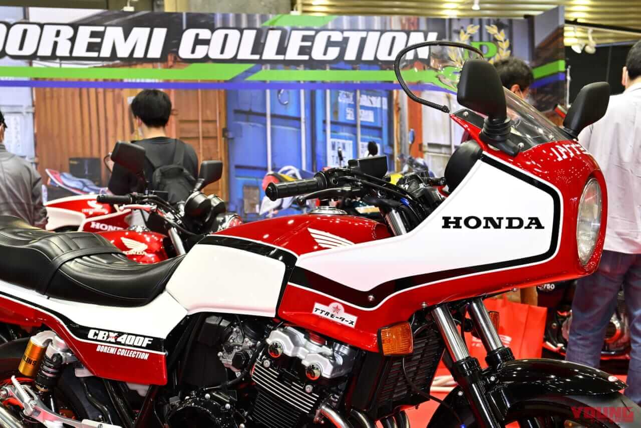 意表を突くインテグラ仕様!! ドレミコレクションの“CB400タイプX”にハーフカウル仕様が登場だ