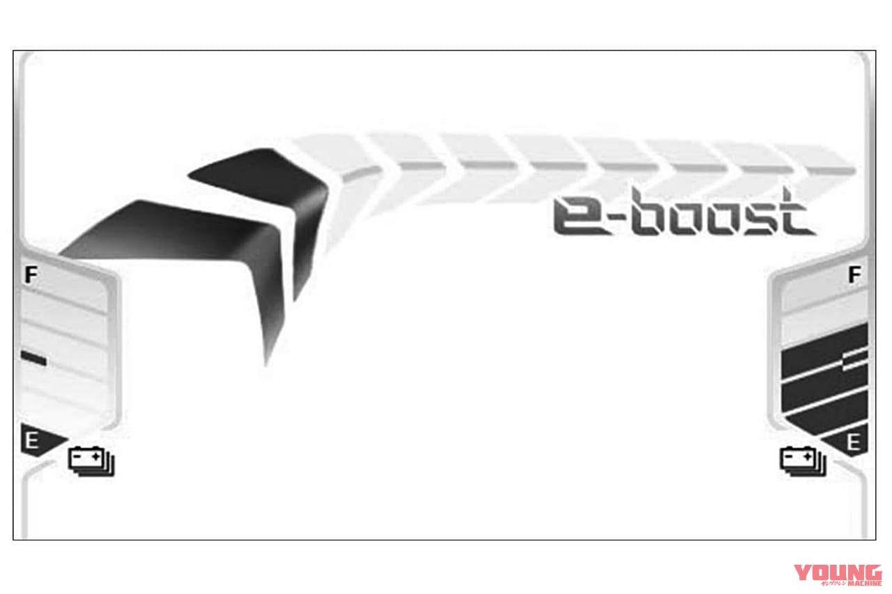 |「eブースト」でガツンと超加速! カワサキ電動&ハイブリッドのメーターが見えた!