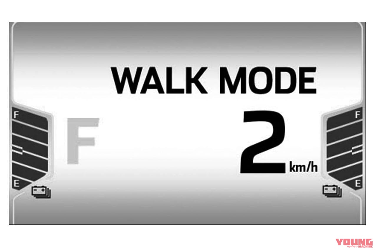 |「eブースト」でガツンと超加速! カワサキ電動&ハイブリッドのメーターが見えた!