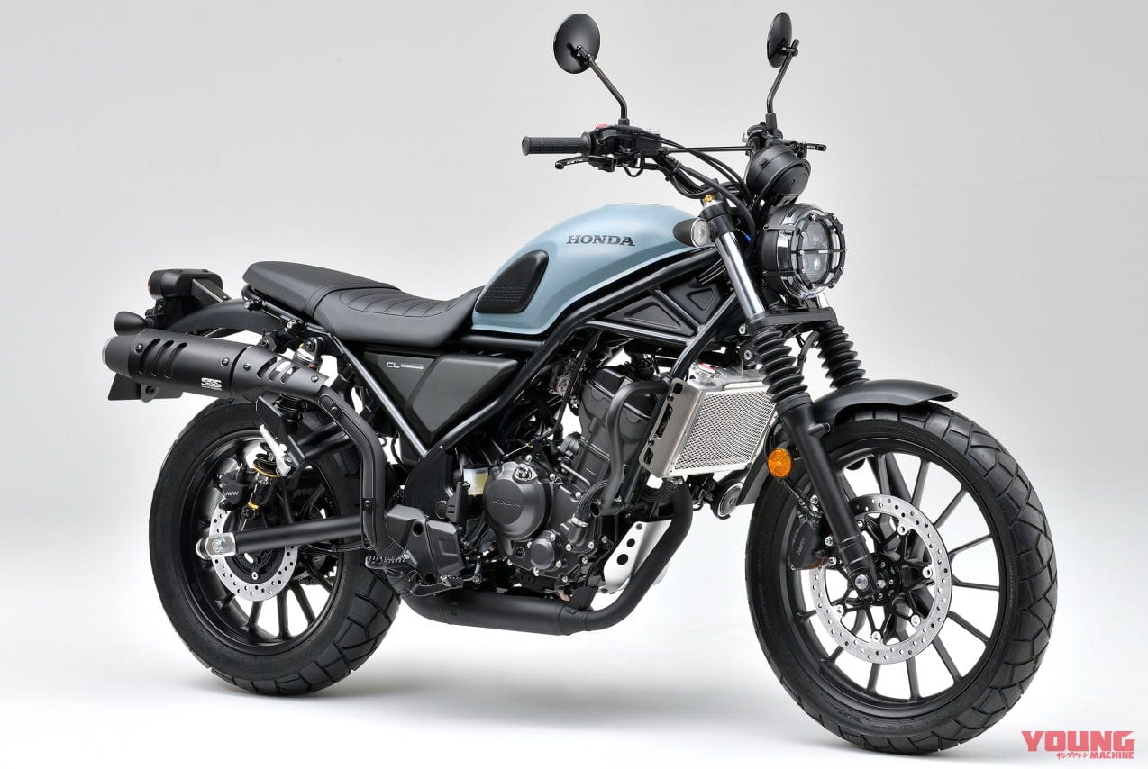 |ホンダ新型車「CL250」正式発表!! レブル250+1万1000円で新発売のスクランブラー、エンジンは低速トルクを強化