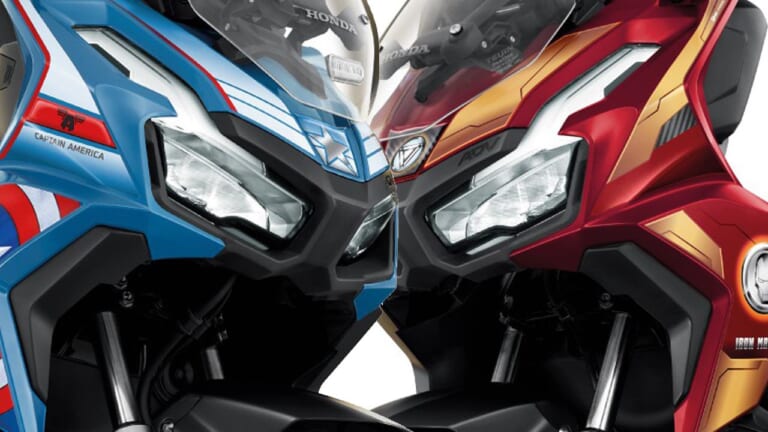 マーベル仕様の限定車・ホンダ「ADV160 リミテッドエディション」誕生！ アイアンマンとキャプテンアメリカが各3000台【海外】