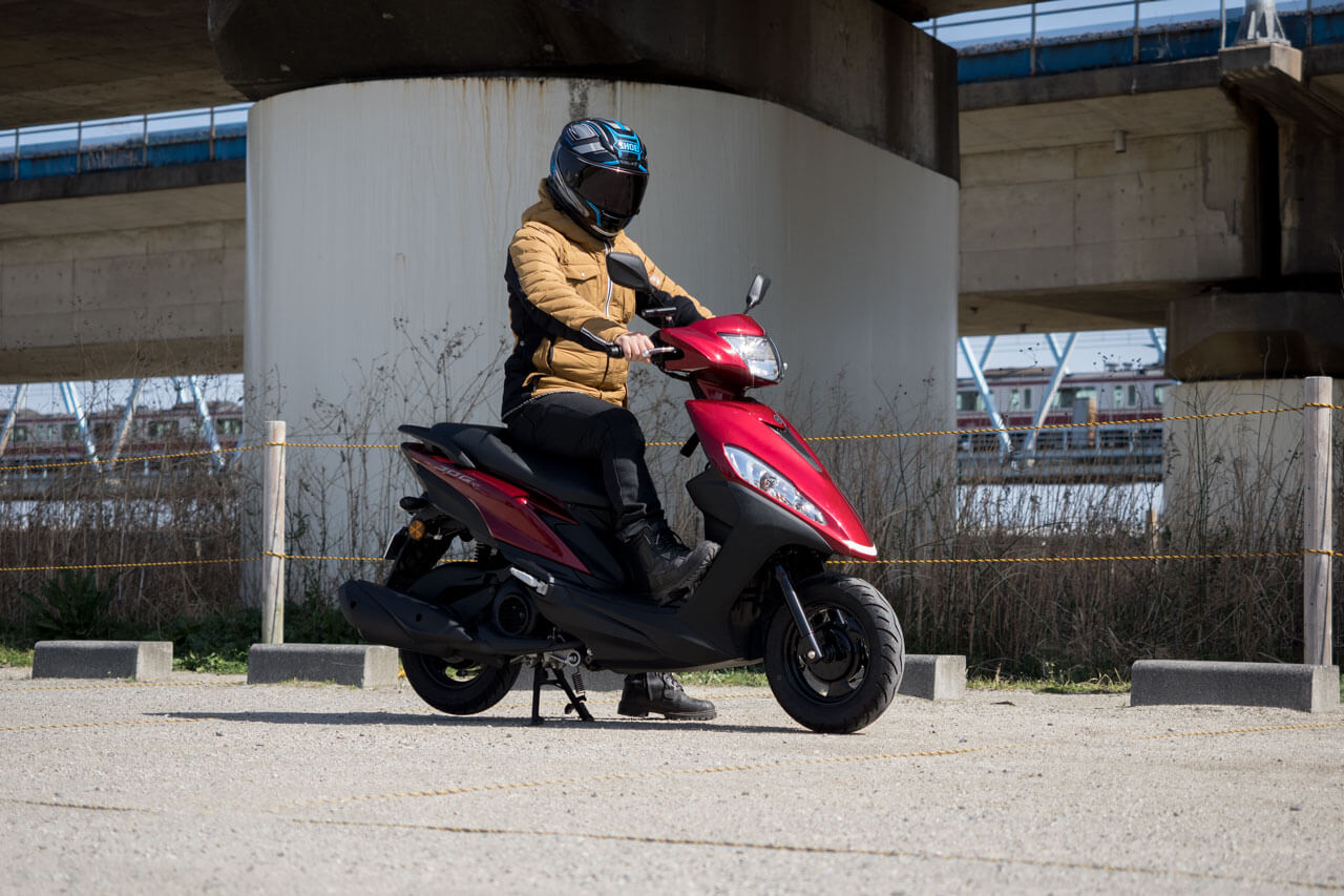 ジョグ125フロントビュー