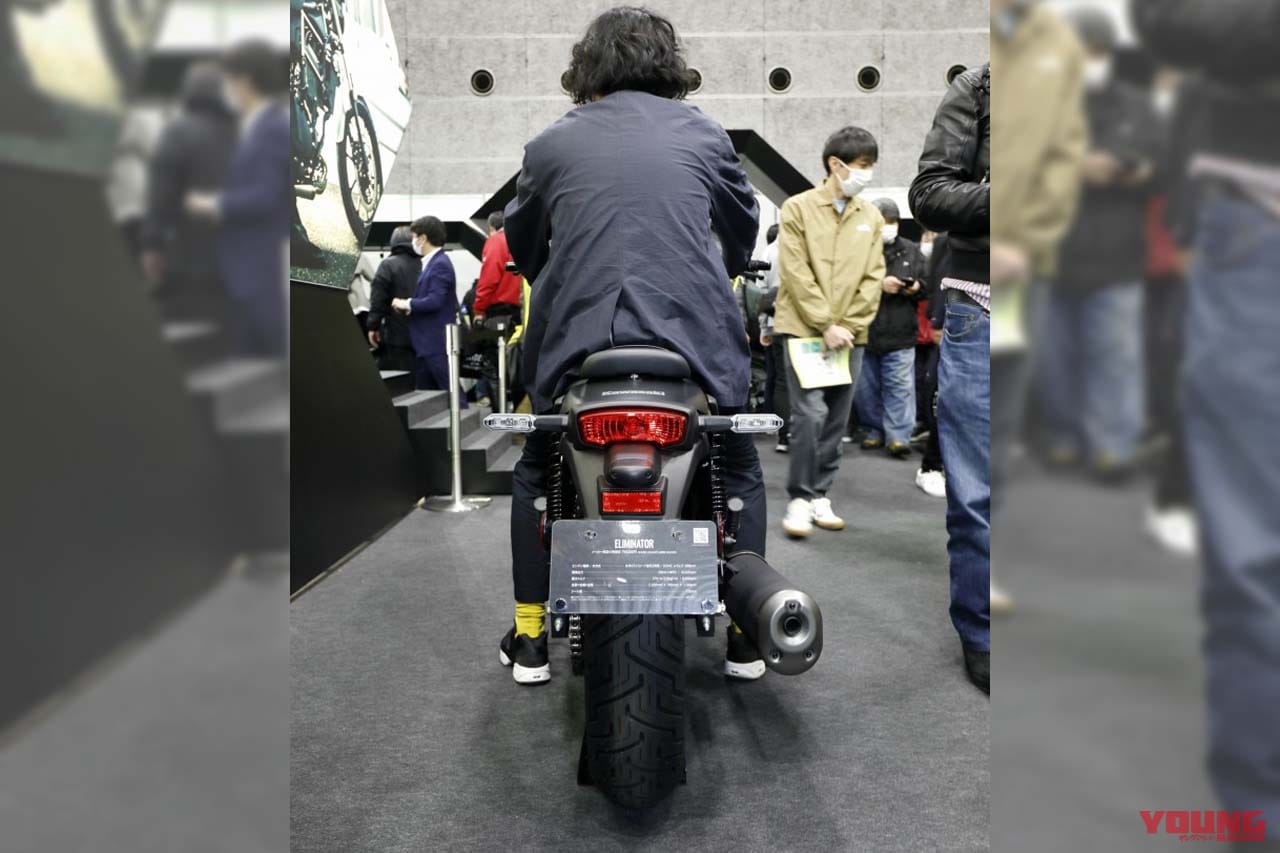 カワサキ|エリミネーター|大阪モーターサイクルショー|最新中古相場もわかる! 人気バイク歴代モデル図鑑:カワサキ エリミネーター/SE【復活の2023年モデル】
