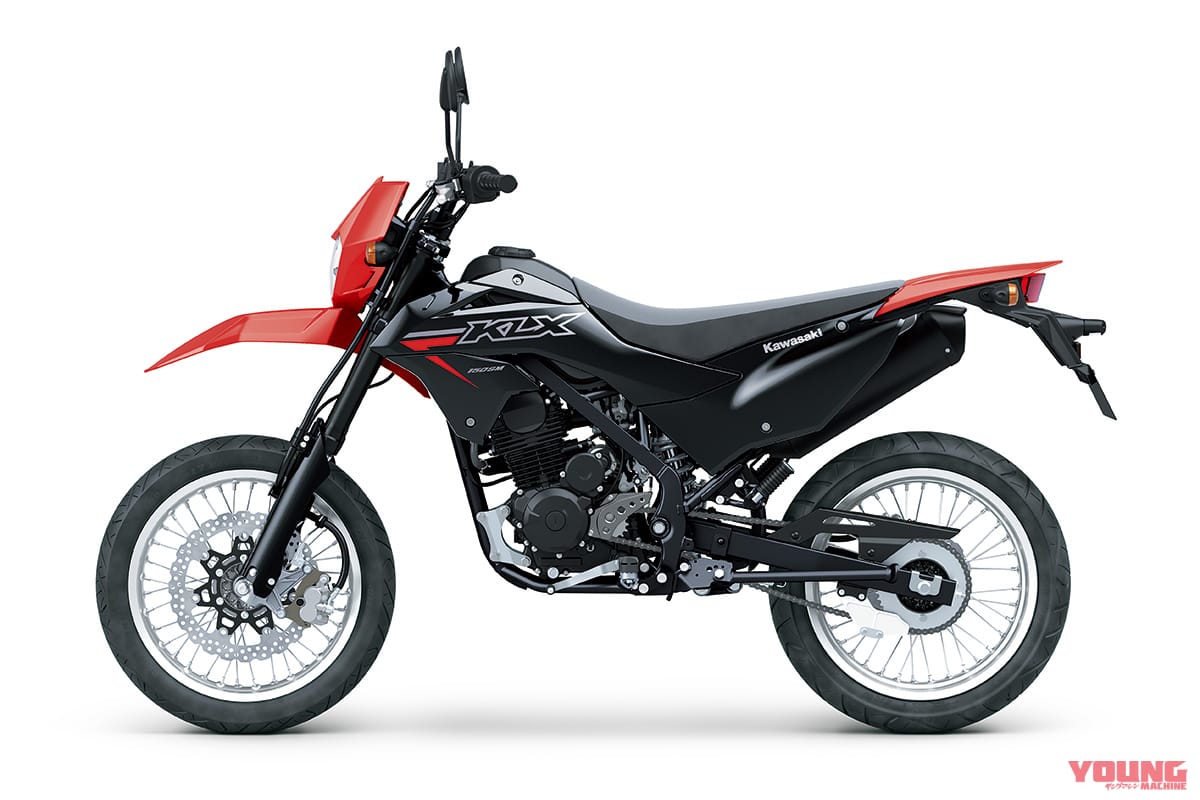 カワサキ|KLX150SM|2024年モデル|インドネシア仕様|カワサキ新型「KLX150SM/SE」登場! 前後17インチで細身の本格派は倒立フォークも採用する【インドネシア】