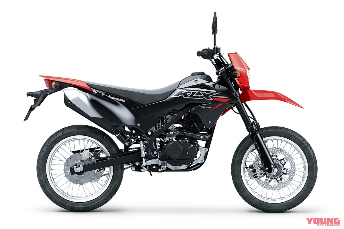 カワサキ|KLX150SM|2024年モデル|インドネシア仕様|カワサキ新型「KLX150SM/SE」登場! 前後17インチで細身の本格派は倒立フォークも採用する【インドネシア】