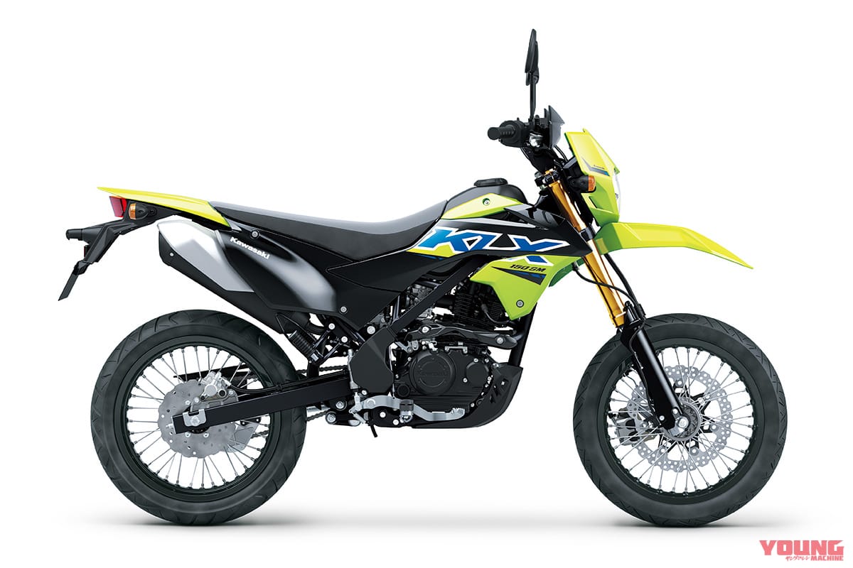カワサキ|KLX150SM SE|2024年モデル|インドネシア仕様|カワサキ新型「KLX150SM/SE」登場! 前後17インチで細身の本格派は倒立フォークも採用する【インドネシア】