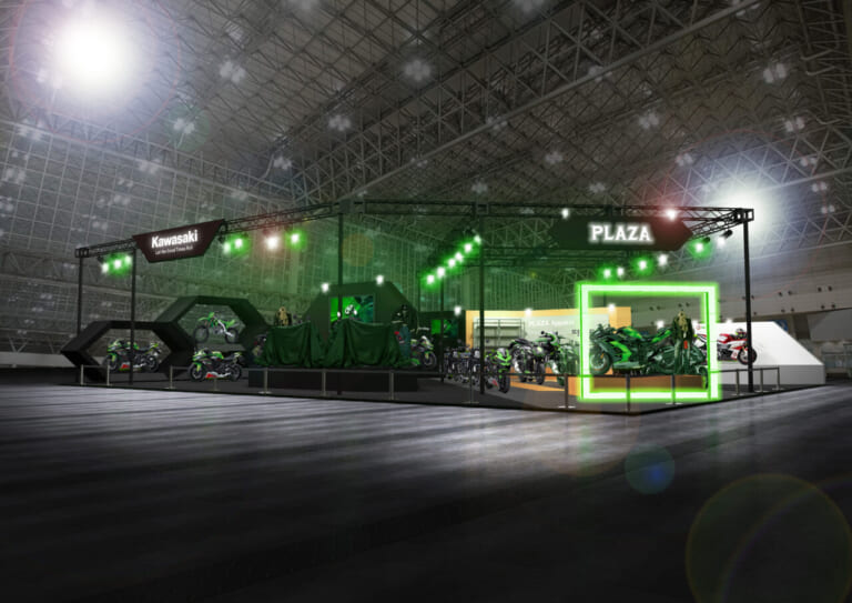 カワサキ|大阪モーターサイクルショー|エリミネーター|カワサキの新生エリミネーター、ポロリしちゃった!?  お尻がチラ見えしてるぞッ!!