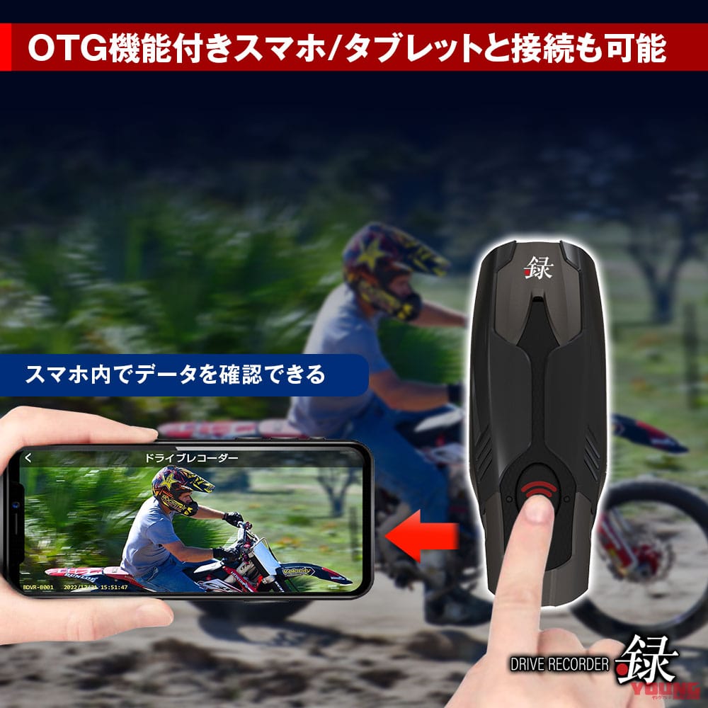 |GoProみたいに使える! クラファン発バイク用ドラレコが一般発売を開始〈マックスウィン BDVR-B001〉