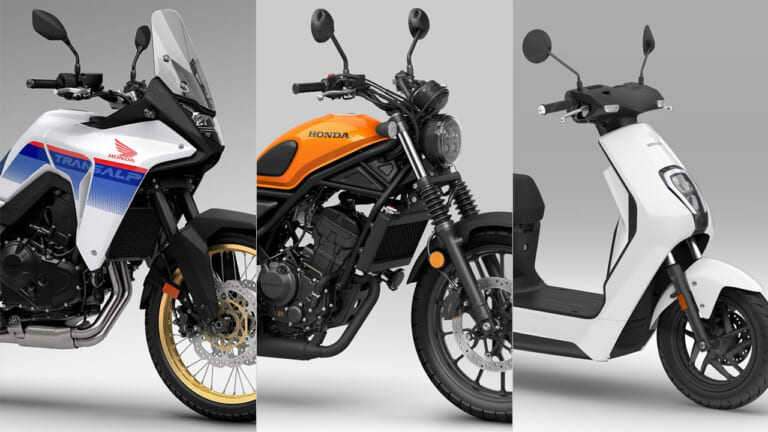 ついにお目見え! ホンダ注目ニューモデルはXL750トランザルプ＆CL250/500 電動スクーターEM1 e:も登場だ!!【モーターサイクルショー直前まとめ】