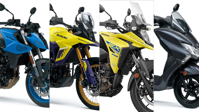 スズキ注目ニューモデルまとめ MCショー前に要チェックだ!〈GSX-8S/Vストローム800DE/VストロームSX/バーグマンストリート125EX〉