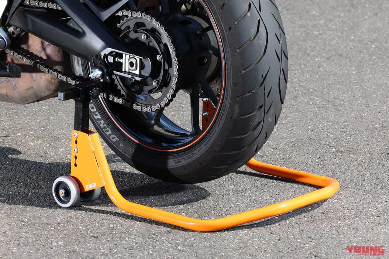 |デイトナ ワンタッチリアスタンド U型クランプアタッチメント試用インプレッション【外れない、だから安心!】