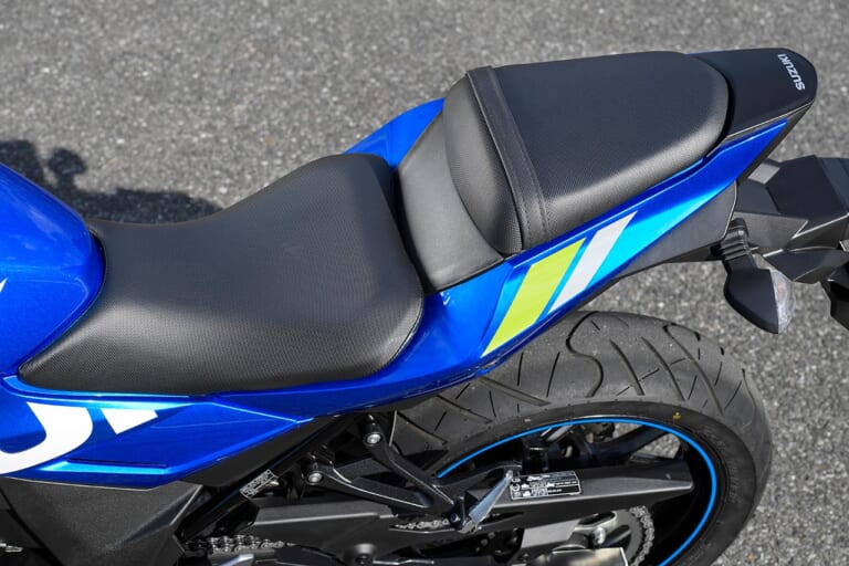 スズキGSX250R ABS|シート|スズキGSX250R ABS試乗インプレッション【際立つ安定性と懐の広さが魅力】
