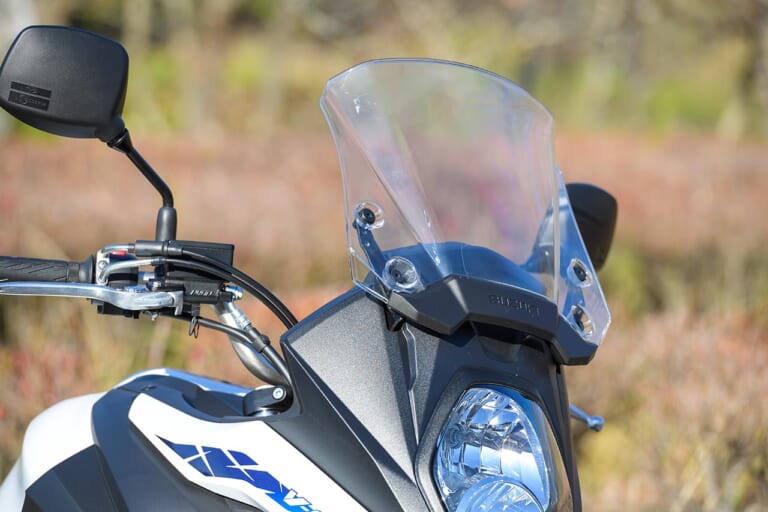 スズキVストローム650ABS|ウインドスクリーン|スズキVストローム650ABS試乗インプレッション【輝き続ける稀有な存在】