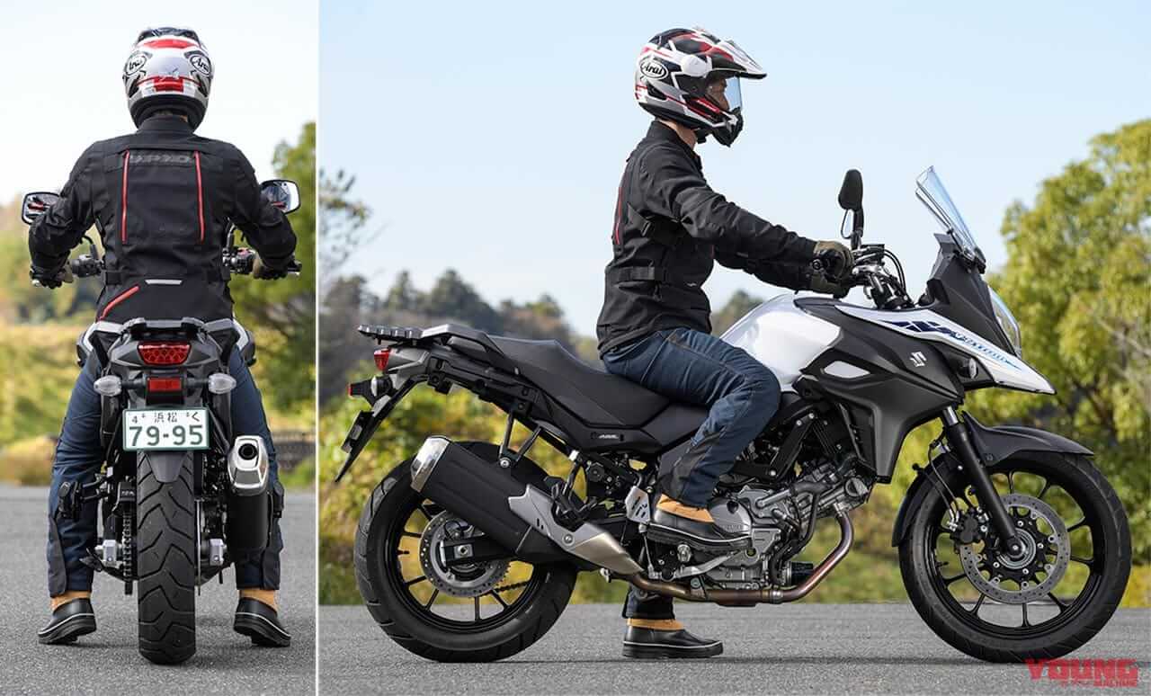 スズキVストローム650ABS|ライディングポジション|スズキVストローム650ABS試乗インプレッション【輝き続ける稀有な存在】