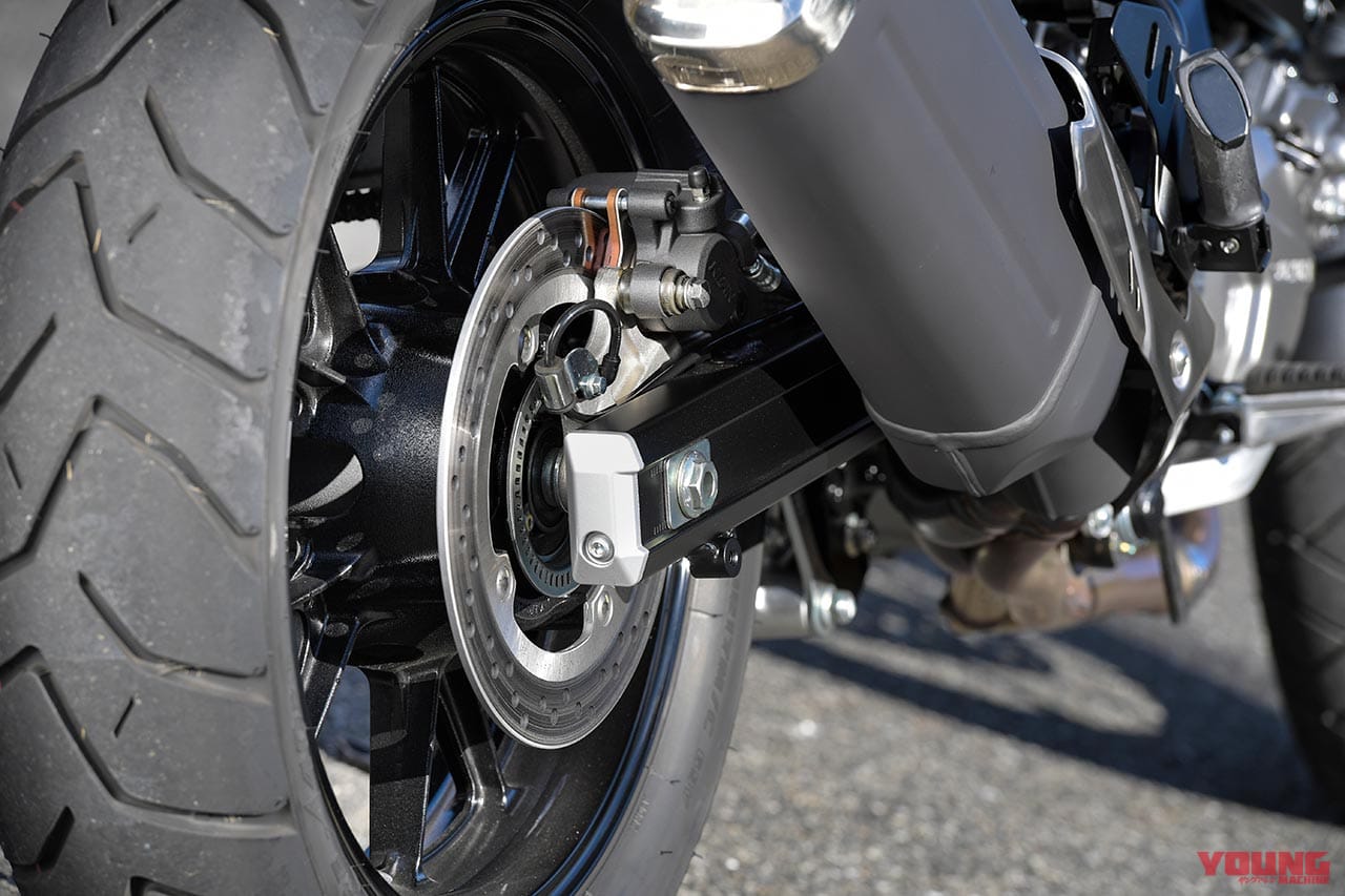 スズキVストローム650ABS|足まわり|スズキVストローム650ABS試乗インプレッション【輝き続ける稀有な存在】