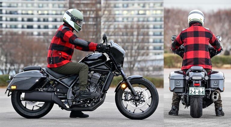 ホンダ レブル1100T|ライディングポジション|ホンダ レブル1100T試乗インプレッション【大人気クルーザーにバガー見参!】